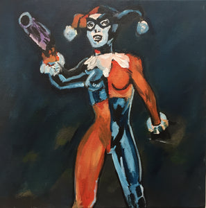 Harley Quinn painting